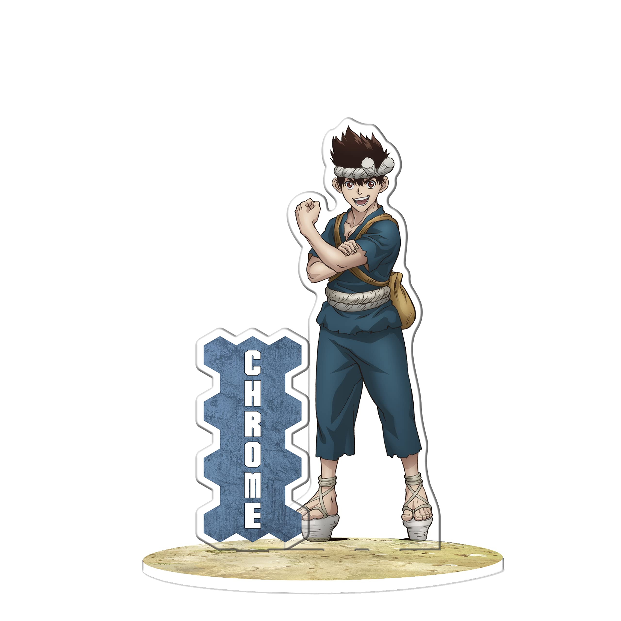 Amazon.com: ABYSTYLE Dr. Stone Chrome Acryl® Stand Figure